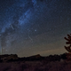 Photo of night sky with meteors